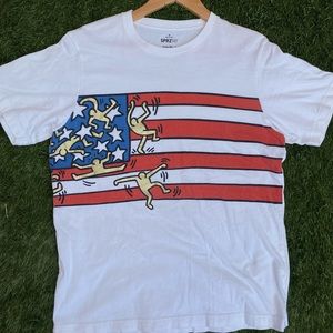Keith Haring flag Tee